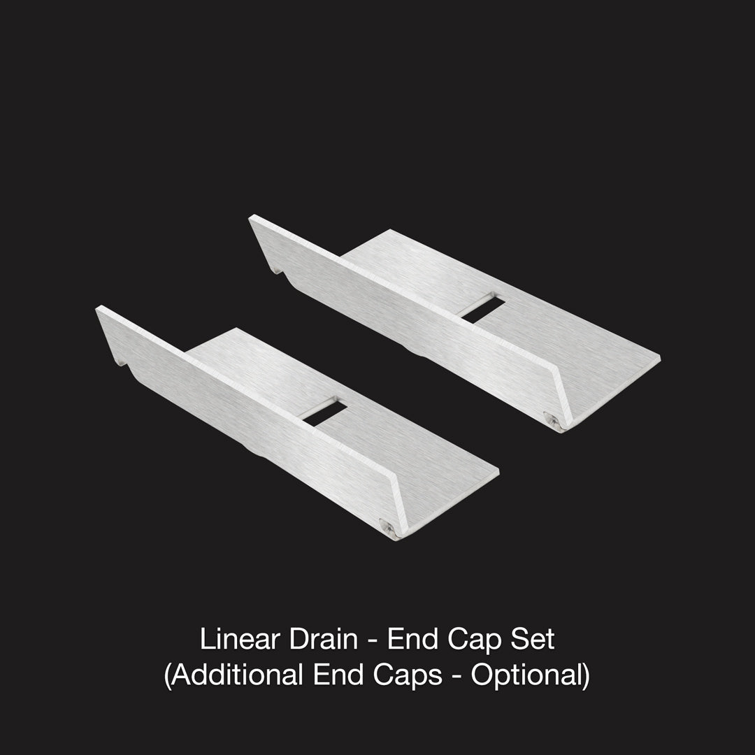 Linear Drain Cover End Caps - Enhance Your Shower with HIDE's Premium Design