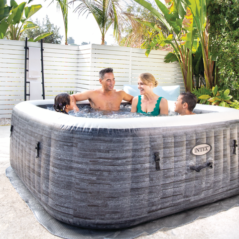 Intex PureSpa Greystone Deluxe 6 Person Spa