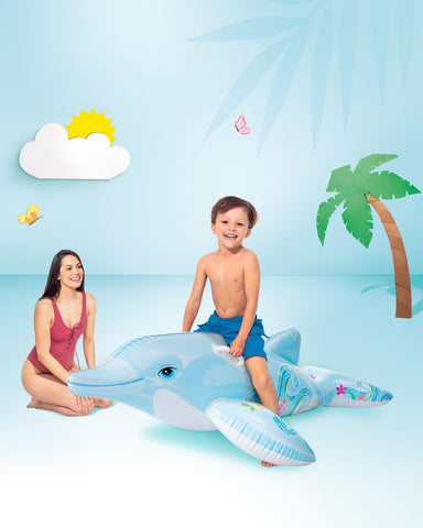 Intex Lil' Dolphin Ride-On 175cm x 66cm