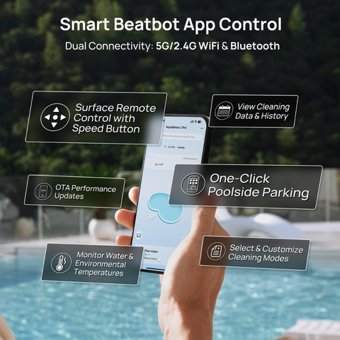Beatbot AquaSense 2 Pro: Ultimate 5 in 1 Cordless Pool Cleaner