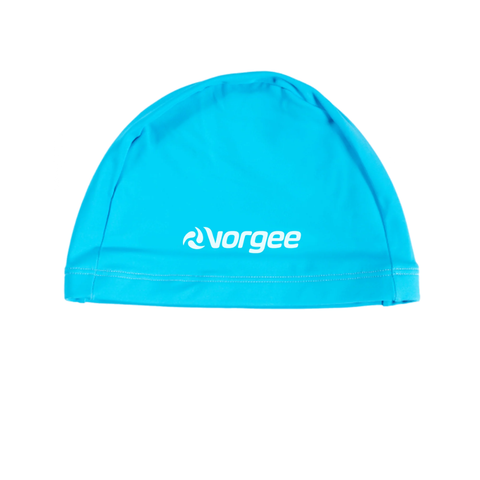 Vorgee Nylon Lycra Junior Fabric Swim Cap | Soft & Snag-Free | Kids Swimwear