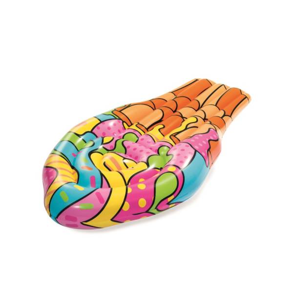 Colorful Ice Cream Cone Float - Fun and Floaty Pool Toy
