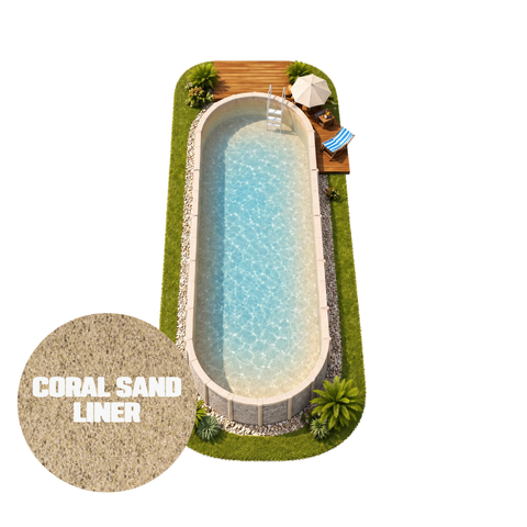 Classic Majestic Lap Pool Saltwater Above Ground Pool Kit
