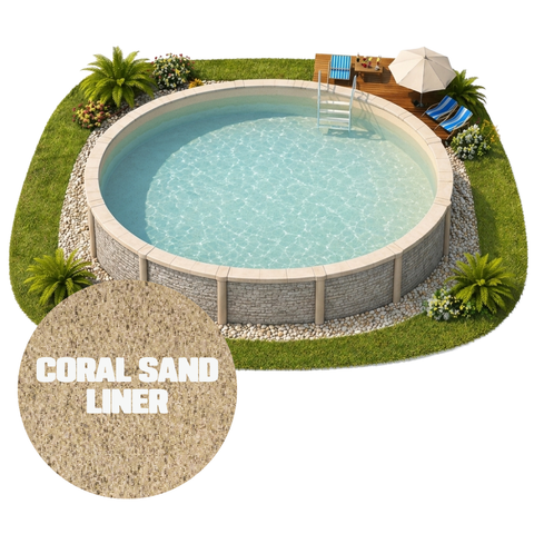 Classic Majestic Round Saltwater Above Ground Pool Kit
