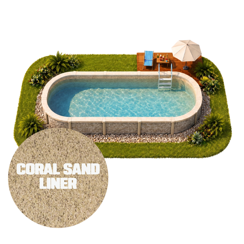 Classic Majestic Oval Saltwater Above Ground Pool Kit