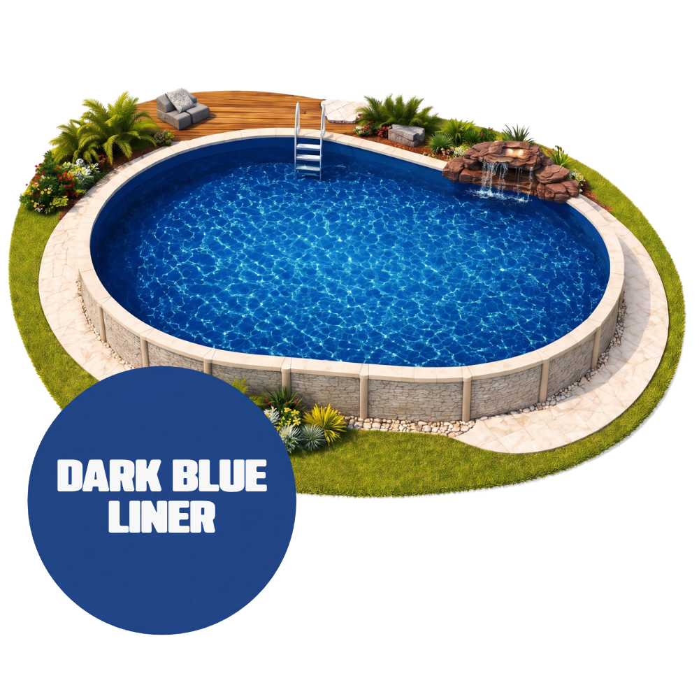 Classic Majestic Teardrop Saltwater Above Ground Pool Kit
