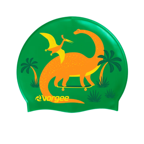 Vorgee Character Jnr Silicone Swim Cap | Junior Fit | Fun Kids Designs