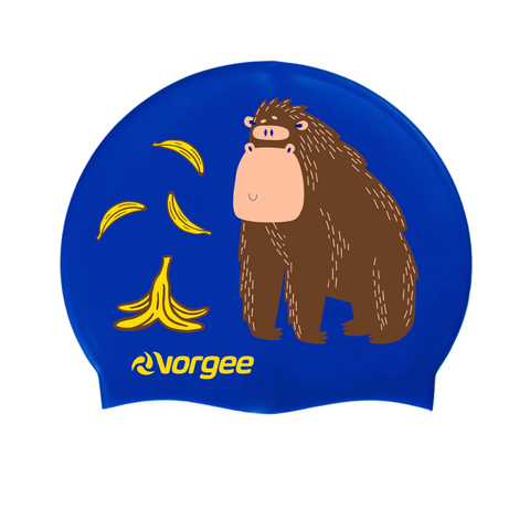 Vorgee Character Jnr Silicone Swim Cap | Junior Fit | Fun Kids Designs