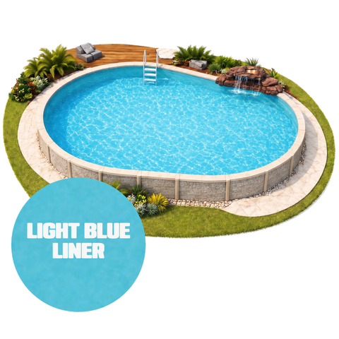 Classic Majestic Teardrop Saltwater Above Ground Pool Kit