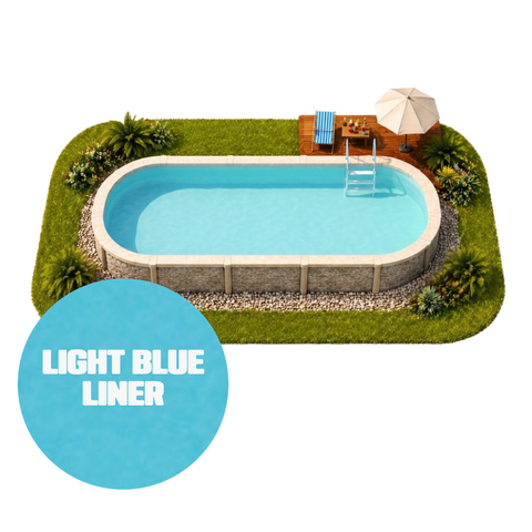 Classic Majestic Oval Saltwater Above Ground Pool Kit
