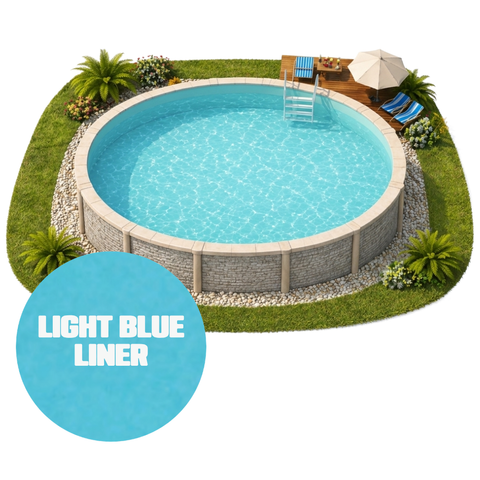 Classic Majestic Round Saltwater Above Ground Pool Kit
