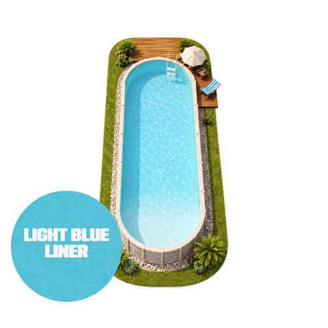 Classic Majestic Lap Pool Saltwater Above Ground Pool Kit
