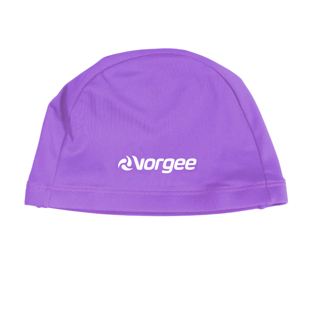 Vorgee Nylon Lycra Junior Fabric Swim Cap | Soft & Snag-Free | Kids Swimwear