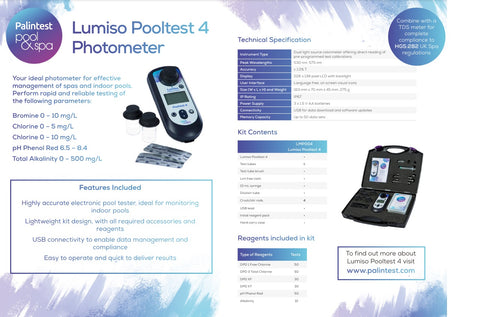 Palintest Lumiso Pooltest 4 Photometer