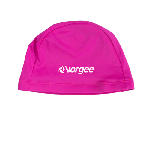 Vorgee Nylon Lycra Junior Fabric Swim Cap | Soft & Snag-Free | Kids Swimwear