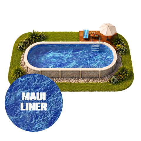 Classic Majestic Oval Saltwater Above Ground Pool Kit