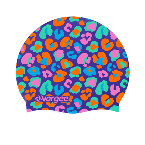 Vorgee Miss Glamour Silicone Swim Cap | Chic Designs | Kids & Teens