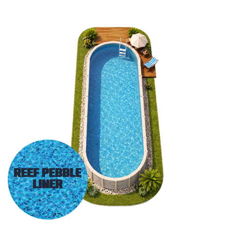 Classic Majestic Lap Pool Saltwater Above Ground Pool Kit