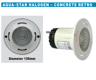 Aquaquip Retro Fit to suit Aqua-Star Halogen Concrete Evo2