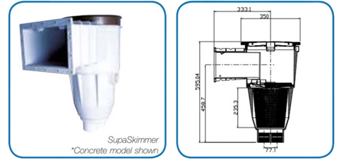 Waterco Supa Skimmer Box
