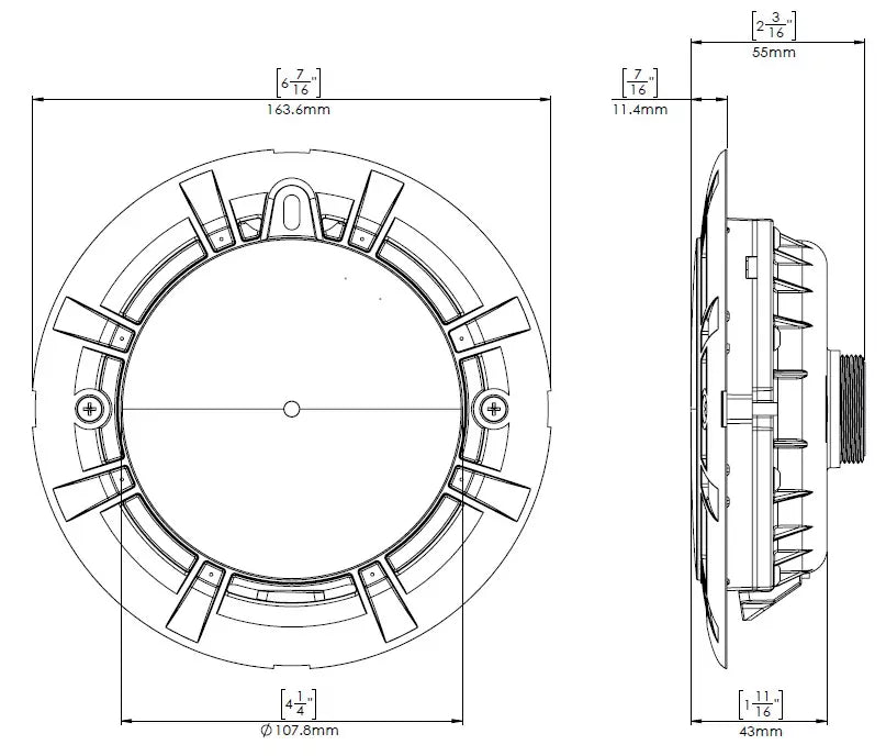 Transform your space with PAL Evenglow Flush Mount Kit