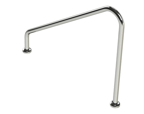 Stainless Steel Wall Hand Rail 1000mm Flanged or Concrete in