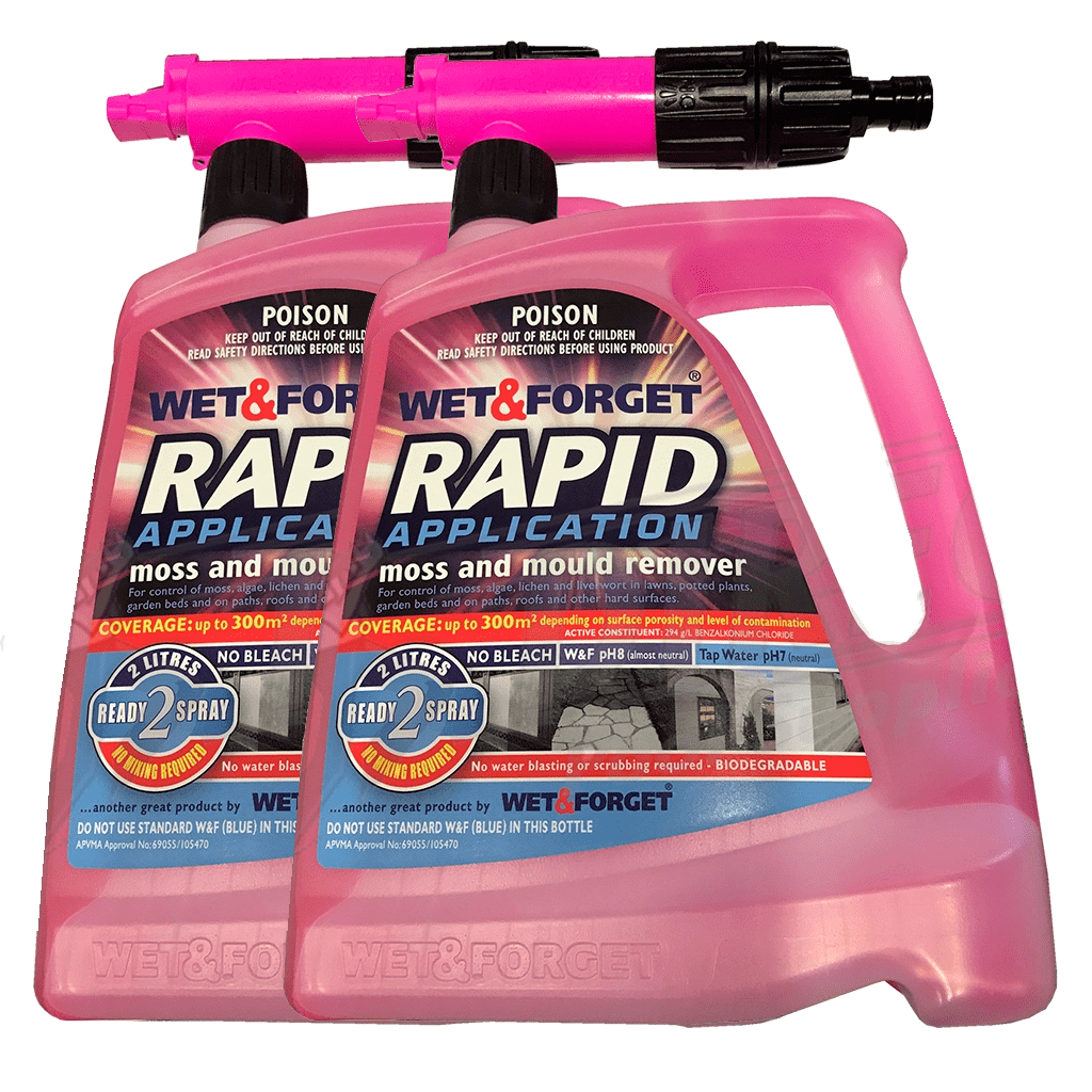 Wet & Forget Rapid TWIN PACK