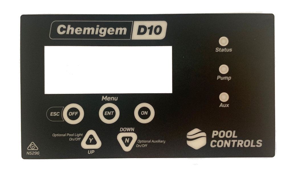 Chemigem D10 Front Label Sticker 18052002