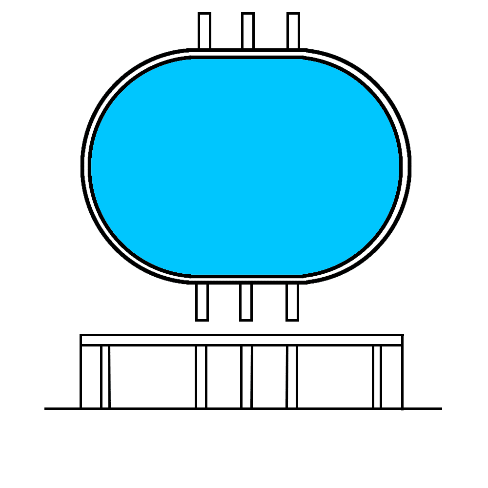 Mission Beach Braced pool 20 x 12 (6.2 x 3.8m)