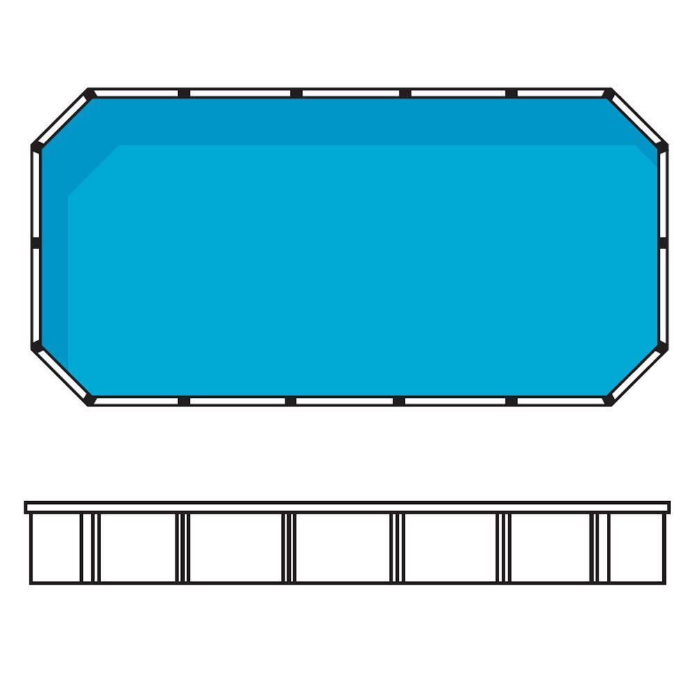 Whitsunday 6.2m x 3.8m Rectangular Resin Pool
