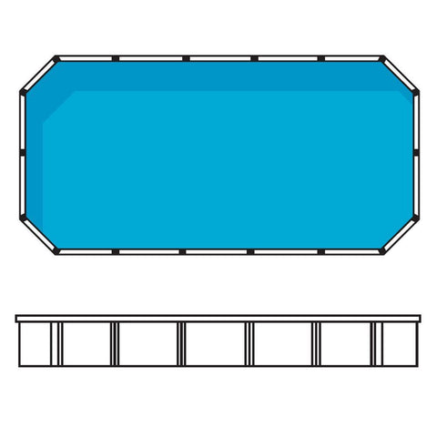 Whitsunday 6.2m x 3.8m Rectangular Resin Pool
