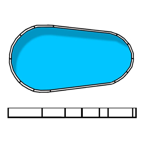 Whitsunday Raindrop/Teardrop Resin Pool - 6.98 x 4.7 x 3m