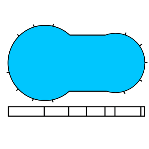 Whitsunday Resin 25 x 16 x 4'6" (7.68 x 4.8 x 1.37m) 4'6" Keyhole flat bottom pool