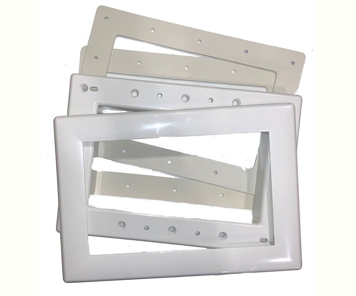 Waterco S75 Skimmer Box Escutcheon Kit - White or Grey