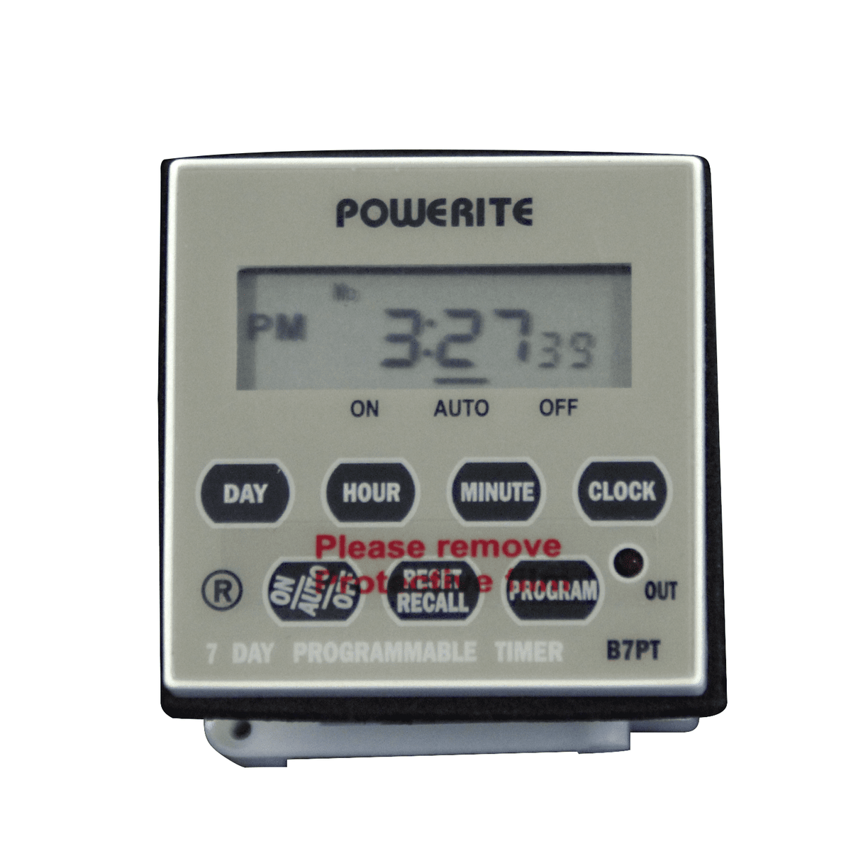 Powerite B7PT 7 Day Programmable Digital Timer - 240V
