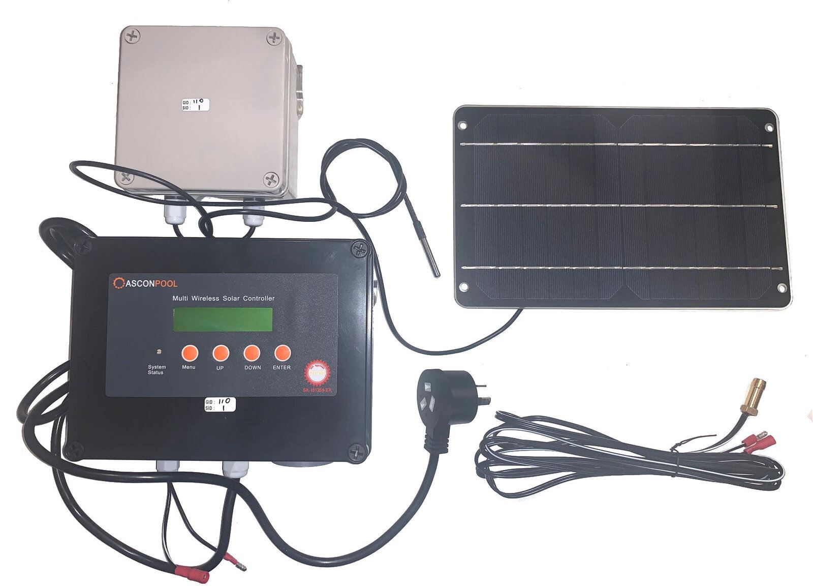 Wireless Solar Pool Heating Controller - Perfect for New Installs or Retro Fit