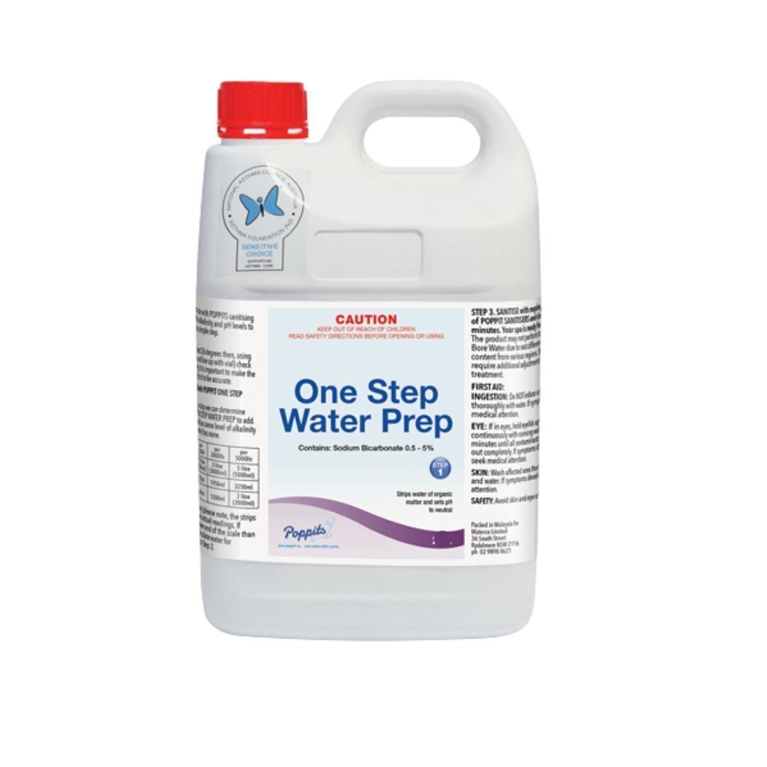 Poppit 1 Step Water Prep 1L
