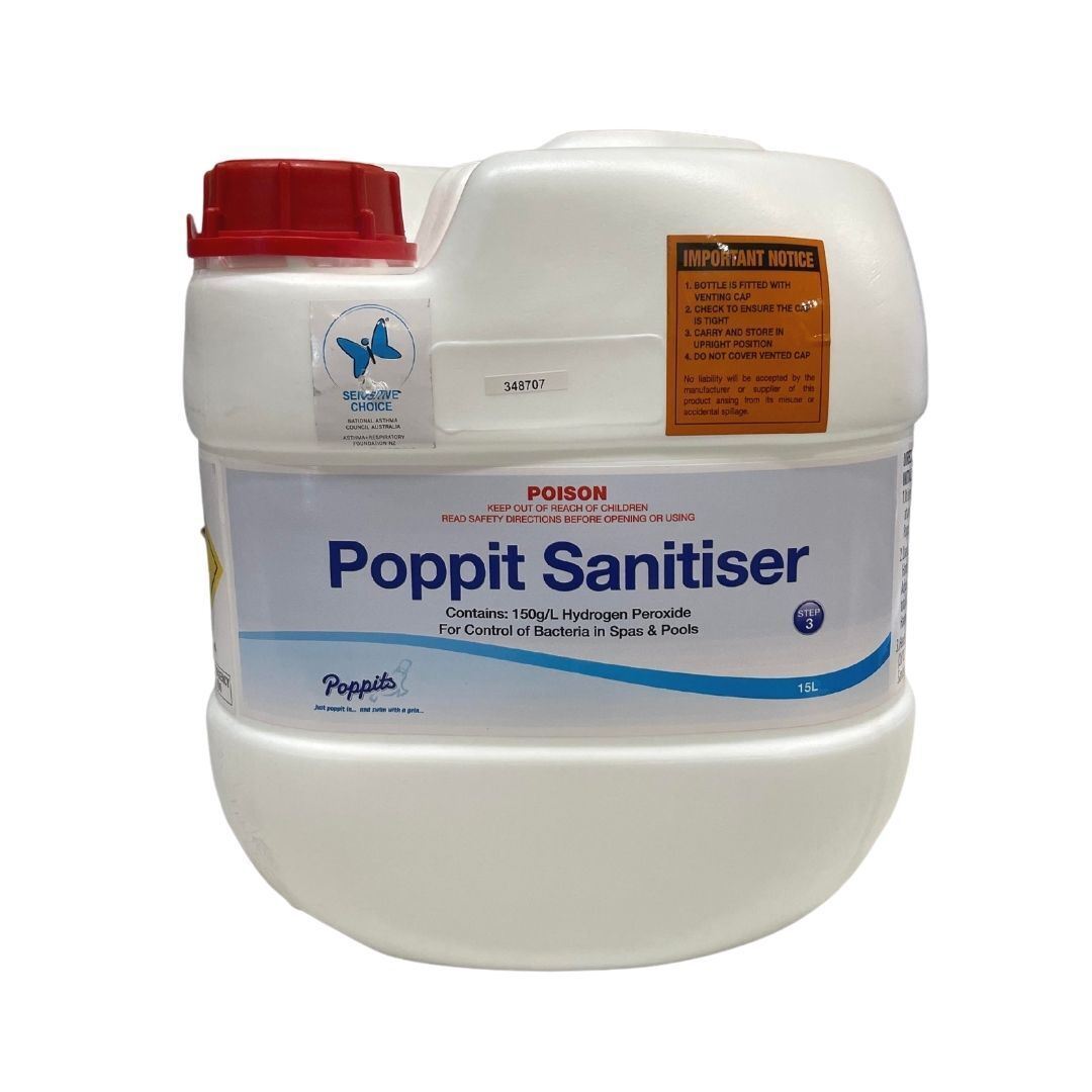 Poppit Spa Sanitizer 15L Spa Chemicals