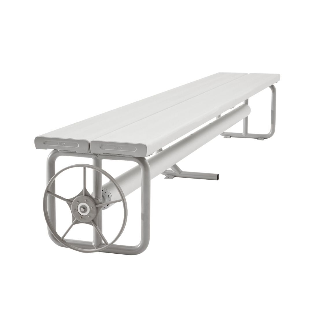 Daisy Under Bench Pool Cover Roller