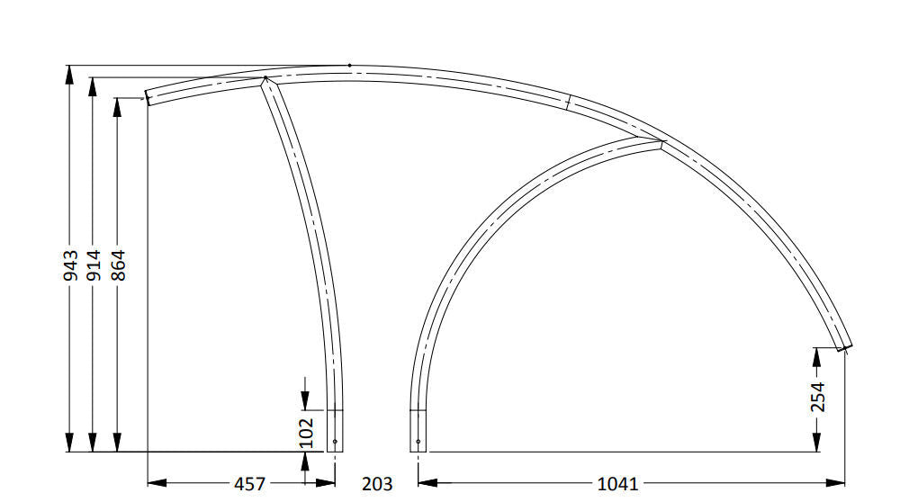 Artisan Deck Mount Stair Rail ART-1004