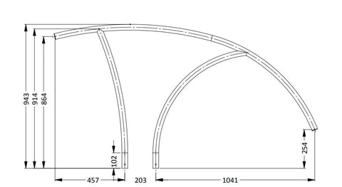 Artisan Deck Mount Stair Rail ART-1004