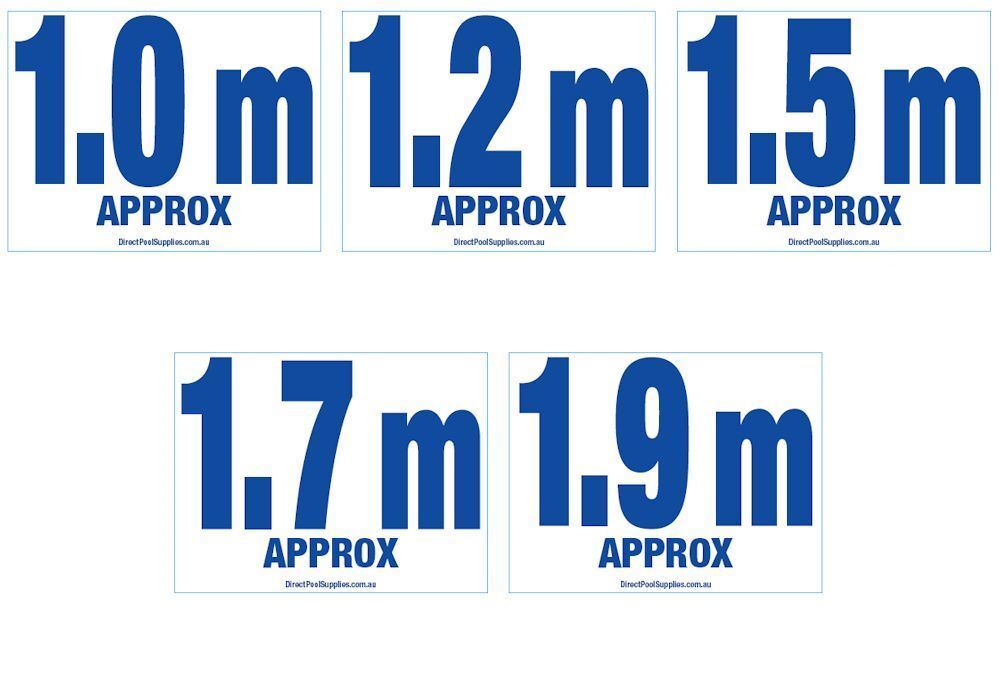 Depth Markers | Direct Pool Supplies – Direct Pool Supplies AU