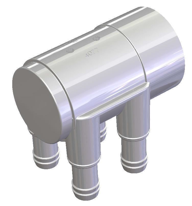 Water Manifold 4 Port 50mm - Efficient Water Distribution Solution
