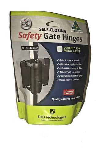 TruClose Self Closing SAFETY Gate Hinges (Pair)