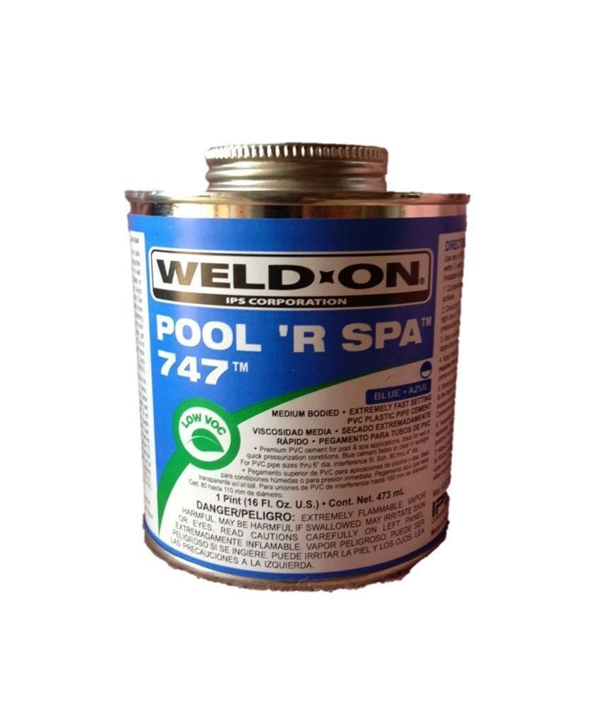 Weldon 747, 473ml Pvc Blue Glue Direct Pool Supplies Direct Pool