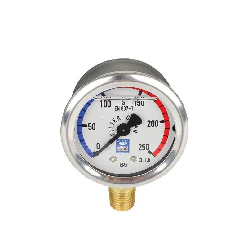 Pressure Gauge S/Steel Oil Filled Bottom Mount