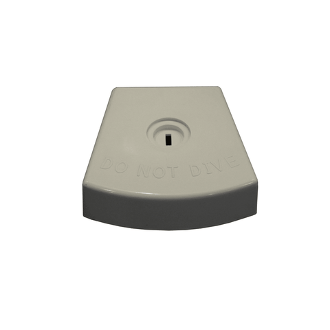 Pool World Above Ground Coping Connector in White - Durable & Reliable