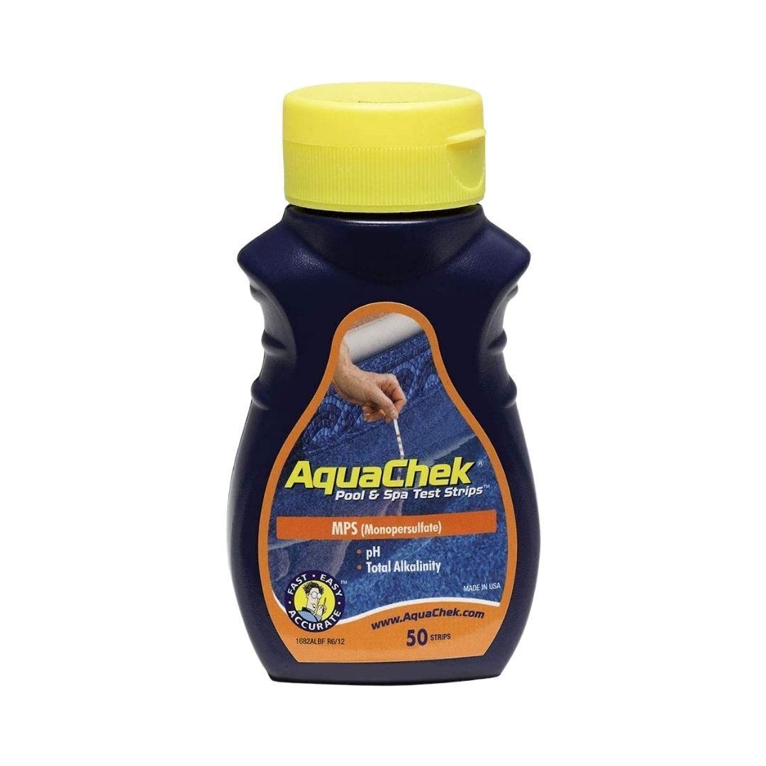 Aquachek Monopersulfate Test Strips 3 in 1 for Pool and Spa - Reliable Pool and Spa Testing