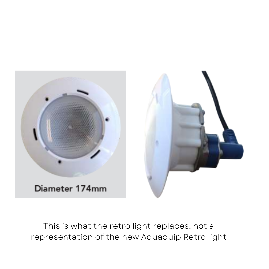 Retro Fit for Astral SLX, Delta, ARC & Zodiac Lumipower - Aquaquip Concrete & Fiberglass