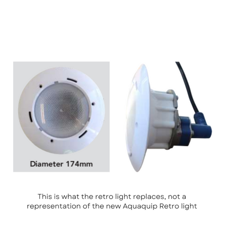 Retro Fit for Astral SLX, Delta, ARC & Zodiac Lumipower - Aquaquip Concrete & Fiberglass